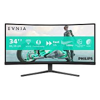 PHILIPS 34" 34M2C3500L CURVED VA 3440x1440 WQHD 180HZ 4000:1 300cd/m2 1ms 2xHDMI DP