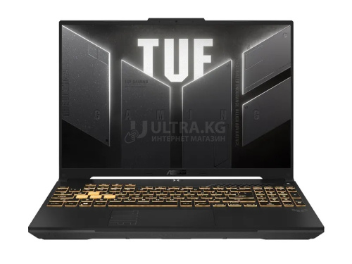 Ноутбук Asus TUF Gaming FX608JM-RV002 Intel i5-13450HX(up to 4.6Ghz) 16GB DDR5, 512GB SSD NVMe, 16" WUXGA 165Ghz, NVIDIA RTX5060 8GB, WF, BT, DOS, клав. c подсв. ENG-RUS серый