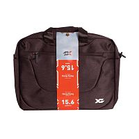 Сумка для ноутбука, XG, Hong Kong XGB-640-15.6 Коричневая 15.6". Полиэстер. Лёгкая, Внешнее отделение на молнии, 1 внутреннее отделение