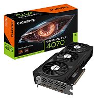 Видеокарта RTX 4070 Gigabyte GeForce RTX™ 4070 WINDFORCE OC 12GB GDDR6X, Engine clock 2490MHz, Memory clock 21000MHz, 192Bit, 3xDP, 1xHDMI [GV-N4070WF3OC-12GD]