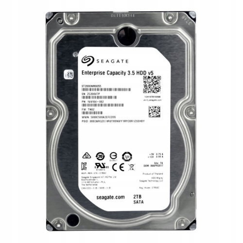 Жесткий диск HDD 2TB Seagate EXOS 7E8 7200rpm 128MB SATA 6Gb/s [ST2000NM0055] pulled