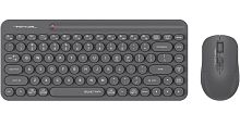 Беспроводная клавиатура+мышь A4tech Fstyler FG3200 Air 2 Grey мембранная, 86 клв, ANSI, оптическая, светодиодная, 1200 dpi, 15м, адаптер Type-C, USB ресивер
