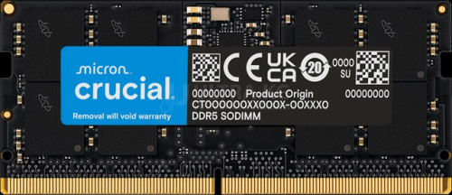 Оперативная память для ноутбука DDR5 SODIMM 32GB Crucial PC4800 Pulled Оперативная память для ноутбука DDR5 SODIMM 32GB Crucial PC4800 Pulled
