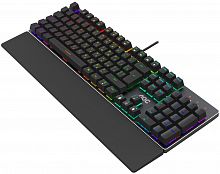 Клавиатура AOC GK500DR2R игровая, механическая, 105btns, RGB 12 уникальных эффектов, 16.8 млн. цветов, 1 мс, 1.8м, USB, рус/англ, Чёрный