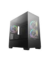 DEEPCOOL MATX CG380 3F w/o PSU USB3.0×2 Front , Type-C + 120mm*3 ARGB fans