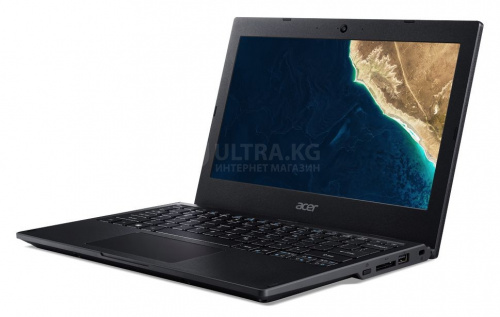Ноутбук  Acer TravelMate TMB118-M Black Intel Quad Core N4120 (up to 2.6Ghz), 4GB, 64GB eMMC, Intel HD Graphics, 11.6" LED, WiFi, BT, Cam, Eng-Rus