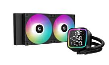 DEEPCOOL LM240 ARGB 120*2 FL12 SE FAN, 2.4" IPS DISPLAY, LGA20xx/1700/1200/115*/AMD