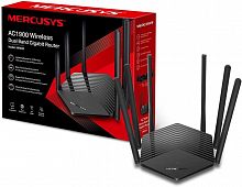 Роутер Wi-Fi Mercusys MR50G AC1900 Dual-Band 1300Mb/s 5GHz+600Mb/s 2.4GHz, 2xLAN 1Gb/s, 6 антенн, IPTV, Smart Connect, Parental Control