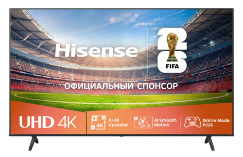 Телевизор Hisense 50A6Q 4K UHD (3840x2160), HDR 60 Гц Smart VIDAA voice control, Direct LED, Wi-Fi, Bluetooth, LAN, HDMI x3, USB x2