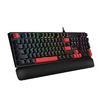 Клавиатура игровая A4tech Bloody S515R Fire Black механическая, 104btns, USB, Анг/Рус, 1.8м, подсветка RGB