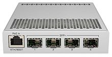 Коммутатор MikroTik CRS305-1G-4S+IN 16MB FLASH, 3 Fans, 4xSFP+10000Mbps, PoE, IP20, RouterOS v7/SwitchOS