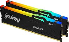 DDR5 32GB (2x16GB) PC-44800 (5600MHz) KINGSTON FURY BEAST RGB KF556C40BBAK2-32