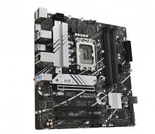 Матплата ASUS PRIME B760M-A D4-CSM, LGA1700, Intel B760, 4xDDR4 PC42600, 3xPCI-E 3.0x16, Sound8Ch, GLAN, 4SATA+2M.2, RAID, mATX, USB-C, 7USB3.2+9USB2.0, 2xHDMI, DP