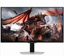 Монитор LCD 32" Samsung LS32DG800SIXCI Odyssey OLED G8, Smart Tizen OS, 4K 3840x2160, 240hz, Mega DCR, 250 кд/м2, 1ms, DP, 2xHDMI, 2xUSB3.0, WiFi, Bluetooth, Колонки (10W)