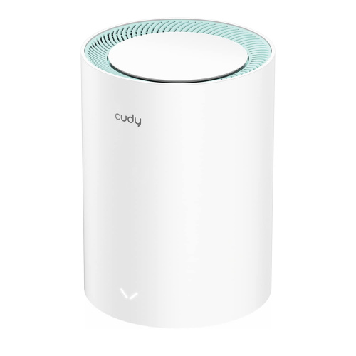 Беспроводной маршрутизатор Wi-Fi CUDY M1300 (1-Pack) AC1200 Wi-Fi Gigabit Mesh Solution 1-Pack, Dual-Band, 867Mbps at 5GHz + 300Mbps at 2.4GHz, 802.11ac/a/b/g/n, 2 Gb Ethernet Ports, internal antennas,MU-MIMO, DDNS, Zerotier/Wireguard/OpenVPN/IPSec/L2TP/P