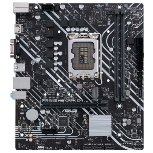 MB LGA1700 ASUS H610M-K,2xDDR5,10xUSB,M.2,4xSATAIII,mATX,PCIe16x, PCIe1x, HDMI,VGA MB LGA1700 ASUS H610M-K,2xDDR5,10xUSB,M.2,4xSATAIII,mATX,PCIe16x, PCIe1x, HDMI,VGA