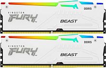 DDR5 32GB (2x16GB) PC-48000 (6000MHz) KINGSTON FURY BEAST WHITE RGB EXPO KF560C30BWEAK2-32