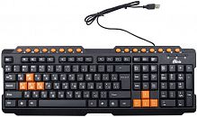 Клавиатура RITMIX RKB-151 Black, 107+16key, USB, 1.3m мультимедийные кнопки, кнопки, которые используются для игр, выделены оранжевым цветом