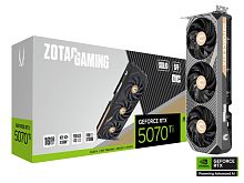 Видеокарта RTX 5070Ti ZOTAC GAMING GeForce RTX 5070 Ti SOLID SFF OC 16GB GDDR7, Engine clock 2482MHz, Memory clock 28000MHz, 256Bit, 3xDP, HDMI [ZT-B50710J3-10P]