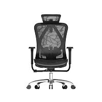 Office Chair SIHOO M57C-201-JT BLACK 3D Armrest, class 3 TUV gaslift,350mm steel base, Footrest