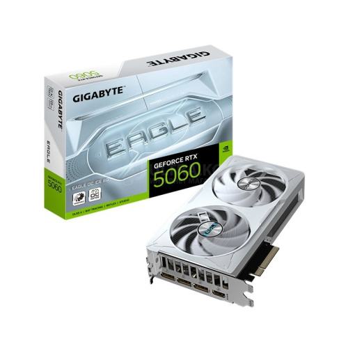 GEFORCE RTX5060 OC 8GB GDDR7 128bit 2550Mhz 3xDP HDMI GIGABYTE GV-N5060EAGLEOC ICE-8GD GEFORCE RTX5060 OC 8GB GDDR7 128bit 2550Mhz 3xDP HDMI GIGABYTE GV-N5060EAGLEOC ICE-8GD