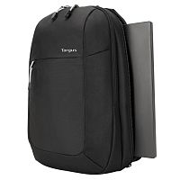 Рюкзак для ноутбука Targus Intellect Esentials Черный 15.6'' Водоотталкивающая ткань. Утолщенные стенки. Смягчающие наплечные ремни с регулеровкой. Три секции, застежка молния.