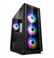 Корпус DEEPCOOL ATX MATREXX 50 ADD-RGB 4F w/o PSU 1*USB 3.0 4*ADD-RGB FAN Glass front panel Fully black