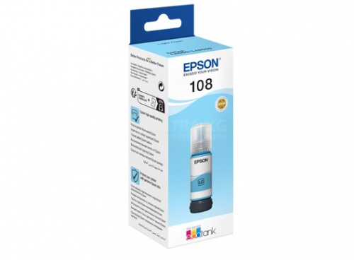 Картридж Epson C13T09C24A 108 EcoTank ink Cyan Картридж Epson C13T09C24A 108 EcoTank ink Cyan