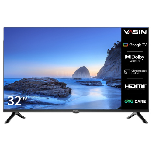 YASIN LED TV 32G11 32" 1366x786, Android 450 cd/m2 1000000:1 6ms 178/178 WiFi