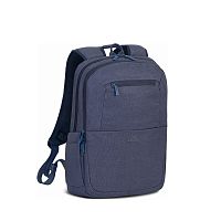 Рюкзак для ноутбука RivaCase 7760 Синий 15.6" Утолщенные стенки. Смягчающие наплечные ремни с регулировкой. Две секции, передний карман на молнии, карман для телефона, карман для бутылки, застежка молния