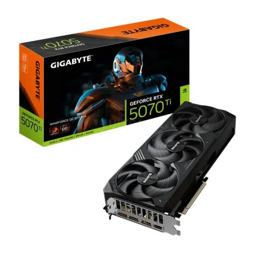 GEFORCE RTX5070Ti OC 16GB GDDR7 256bit 2497Mhz 3xDP HDMI GIGABYTE GV-N507TWF3OCV2-16GD