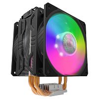 Кулер для процессора CoolerMaster Hyper 212 ARGB TDP AM4/ 150/1151/1151-v2/1155/1156/1200, 150W, 650-1800 об/мин, 27 дБA, 4pin, 120 x 80.5 x 157, Чёрный [RR-2V2L-18PA-R1]