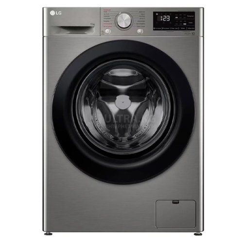 Стиральная машина LG F4V3ES6S 11кг, стирка паром, серая Стиральная машина LG F4V3ES6S 11кг, стирка паром, серая