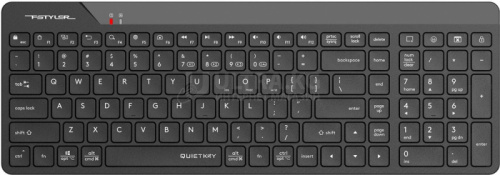 Беспроводная клавиатура A4tech FBK23 AS Fstyler мембранная, 107btns, BT+2,4G USB, до 10 м, Черный