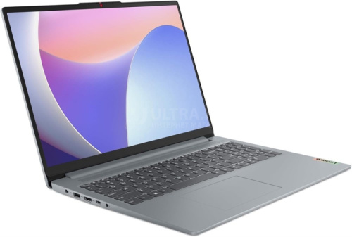 Ноутбук Lenovo IdeaPad Slim 3 15IRH8, Intel i5-13420H (up 4.6Ghz), 8GB DDR5, 512GB SSD NVMe(2242) , Integrated Intel® UHD Graphics, 15.6" FHD (1920x1080) IPS, Type-C, HDMI, Int VGA, WiFi ac, BT 5.0, DOS, ENG-RUS, Arctic Grey [83EM00L7PS]
