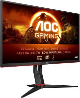 Монитор LCD 27" AOC 27G2ZN3/BK, Fast VA, Black/Red, 1920x1080, 80M:1, 300cd/m2, 178/178, 1ms, 280Hz, 2xHDMI, DP, выход на наушники