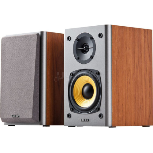Звуковая система Edifier R1000T4, ≥85dB(A), 75Hz - 18000Hz, Dual RCA Inp, RMS 24W(12W+12W) ON ), 4" (Mid-range and bass)+0.5"(Treble), МДФ, brown