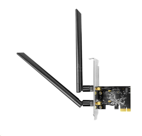Беспроводной сетевой адаптер Wi-Fi CUDY WE1300 AC1300, 2T2R, 867Mbps at 5GHz + 400Mbps at 2.4GHz, 2 detachable antennas, PCIe Беспроводной сетевой адаптер Wi-Fi CUDY WE1300 AC1300, 2T2R, 867Mbps at 5GHz + 400Mbps at 2.4GHz, 2 detachable antennas, PCIe