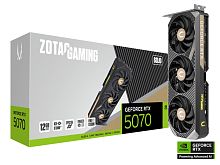 Видеокарта RTX 5070 ZOTAC GAMING GeForce RTX 5070 SOLID 12GB GDDR7, Engine clock 2512MHz, Memory clock 28000MHz, 192Bit, 3xDP, HDMI [ZT-B50700D-10P]
