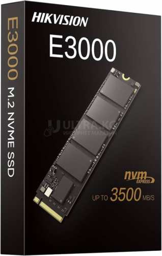 SSD HIKVISION E3000 256GB 3D NAND M.2 2280 PCIe NVME Gen3x4 Read / Write: 3230/1240MB