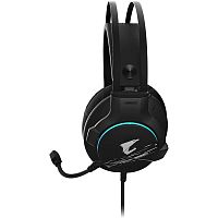 Наушники с микрофоном GIGABYTE AORUS H1 Virtual 7.1 USB BLACK