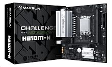 Матплата MAXSUN MS-Challenger H810M-K, LGA1851, Intel H810, 2xDDR5, 1xPCI-E16X, 1xPCI-E1x, Sound8Ch, GBLAN, 2SATA+M.2, mATX, 4USB5G+5USB2.0, HDMI, DP