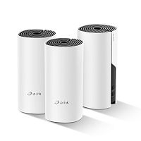 Mesh Wi-Fi система TP-LINK Deco E4(3-PK) AC1200 Dual-Band 867Mb/s 5GHz+300Mb/s 2.4GHz, 2xWAN/LAN 100 Mb/s, 2 antennas, Beamforming, MU-MIMO
