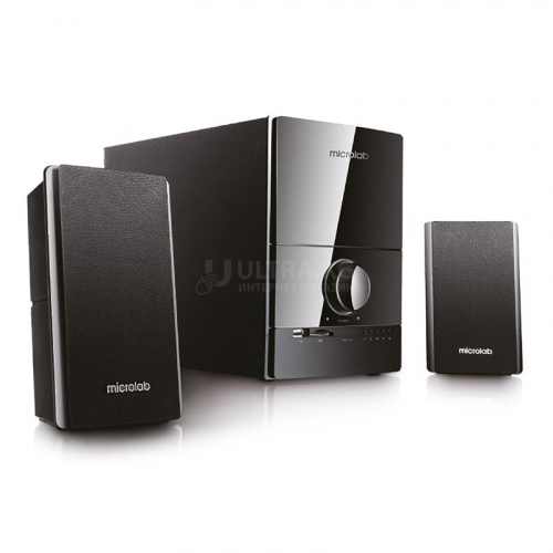 Microlab Subwoofer M-500U 2.1 40W(16+2*12) USB/SD CARD BLACK