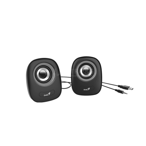 Звуковая система Genius SP-Q160 Dark Grey, 6W (3W x 2), USB питание, 150Hz-20KHz, 1,5 м, 3,5 мм