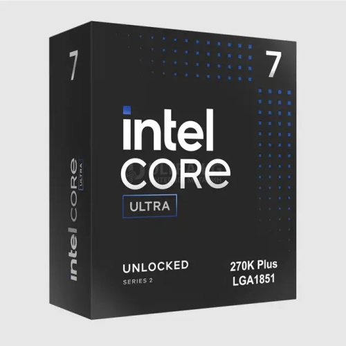 Процессор Intel Core Ultra 7 270K Plus, LGA1851, (3.20-5.50GHz), 36MB Cache, Intel® Graphics, Arrow Lake, 24 Cores + 24 Threads, Tray