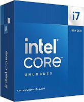 Процессор Intel Core i7-14700KF, LGA1700, 3.4-5.6GHz, 33MB Cache, No VGA, Raptor Lake, 20 Cores + 28 Threads, Tray