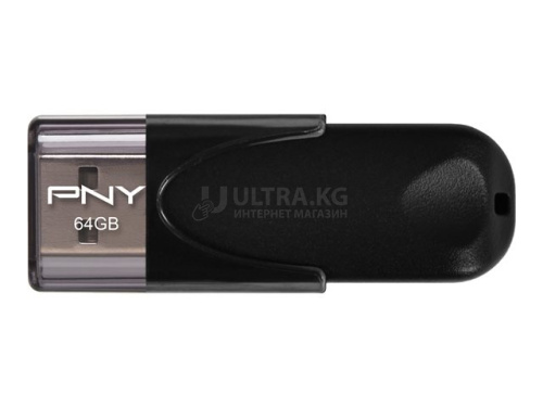 Накопитель на флеш памяти 64GB USB2.0 PNY Attache4 [FD64GATT4-EF]