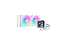DEEPCOOL LD240 WH ARGB WHITE 120*2 FAN DIG. CPU STATUS LGA20xx/1700/1200/115*/AMD