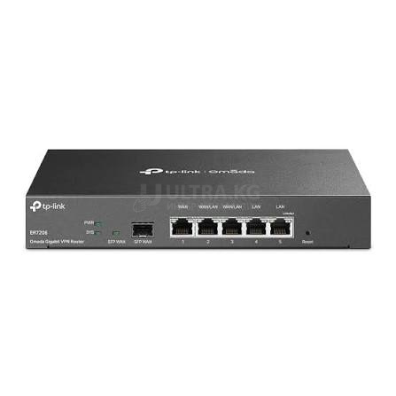 Маршрутизатор VPN Omada TP-LINK ER7206 (1×SFP 1 Гбит/с + 1×WAN 1 Гбит/с + 4×WAN/LAN 1 Гбит/с/ 1× порт USB 3.0 с поддержкой USB LTE-модема) Маршрутизатор VPN Omada TP-LINK ER7206 (1×SFP 1 Гбит/с + 1×WAN 1 Гбит/с + 4×WAN/LAN 1 Гбит/с/ 1× порт USB 3.0 с поддержкой USB LTE-модема)